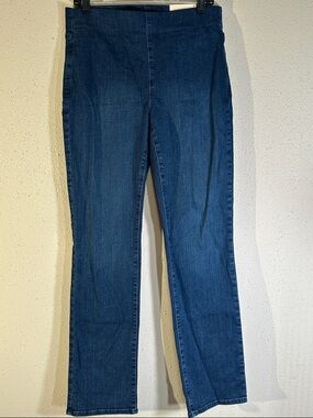 NYDJ Pull-On Straight Jeans LiftxTuck Technology Sculpting women size 8 NEW